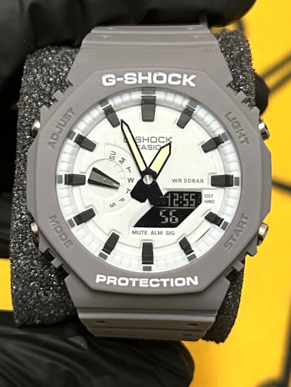 🩶🤍 CASIO G-SHOCK – GREY & WHITE – CUSTOM BUILD 🤍🩶
